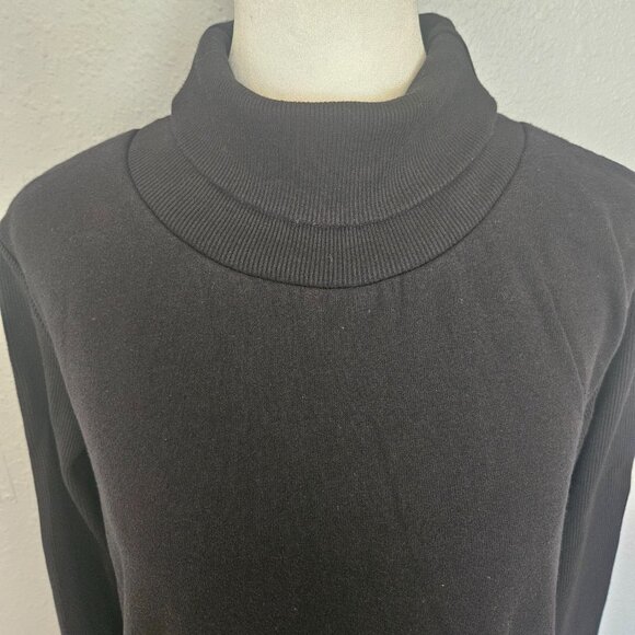 Alo Yoga Clarity Sweatshirt Women's Small Black Pullover Turtleneck Athleisure - Picture 8 of 13